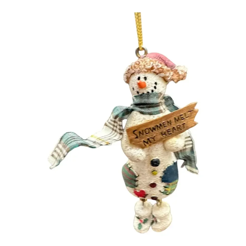Kurt S. Adler 3 Piece Dangle Legs Snowman Ornament Set